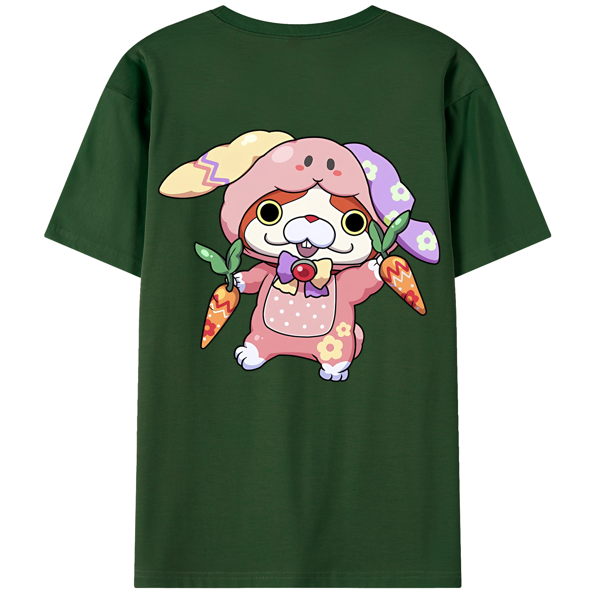 （画像用） 妖怪ウォッチ Yo-kai Watch 綿100％半袖Tシャツ（背面プリント）